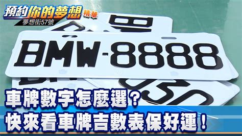 吉祥數字車牌|【車牌號碼 吉】從車牌號碼看吉運！超神準車牌號碼。